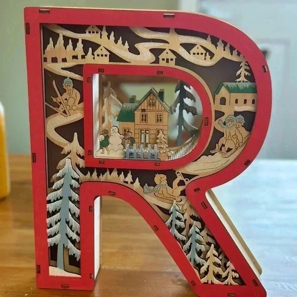 Anthropologie Other - Wonderland Scene Monogram R Anthropologie